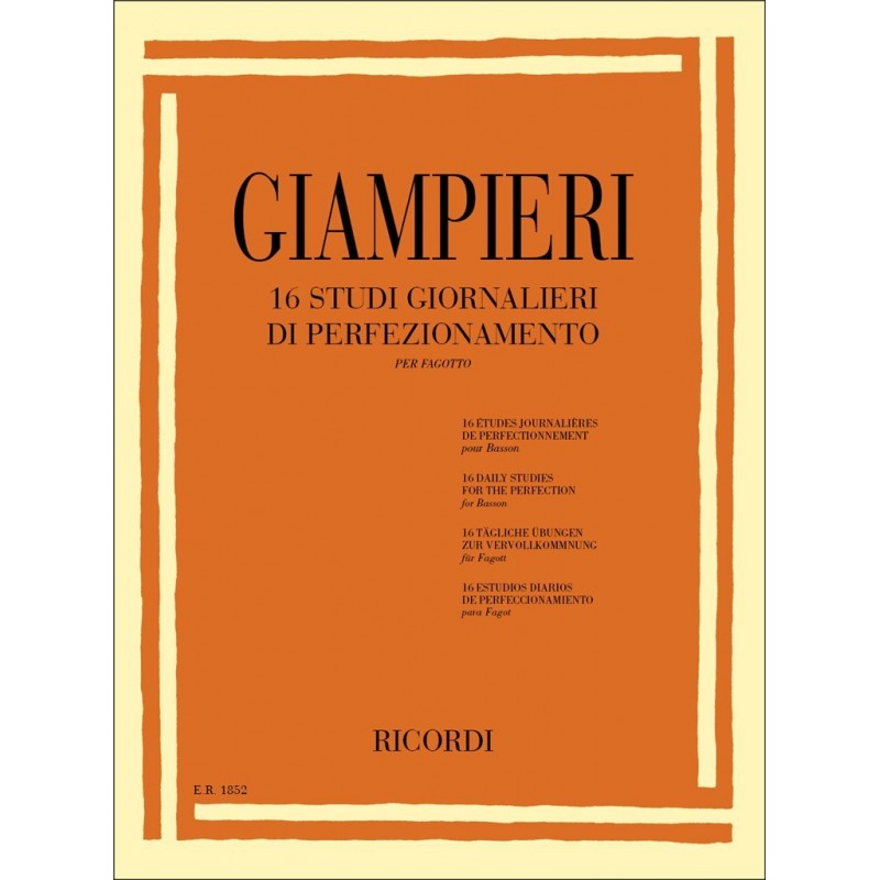 Etudes journalières de Giamperi - Le kiosque à musique Avignon Etudes journalières de Giamperi - Le kiosque à musique Avignon