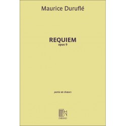 Partition Requiem de Duruflé - Le kiosque à musique Avignon
