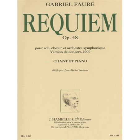 Partition Requiem de Fauré - Le kiosque à musique Avignon