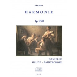 Danielle GAUDE SAINTECROIX Harmonie 2e année - Avignon