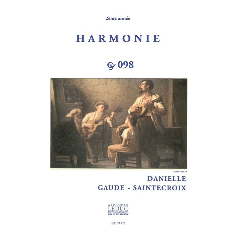 Danielle GAUDE SAINTECROIX Harmonie 2e année - Avignon