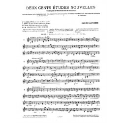 partition 200 etudes nouvelles melodiques et progressives