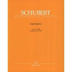 Partition piano Impromptus de Schubert - Le kiosque à musique Avignon