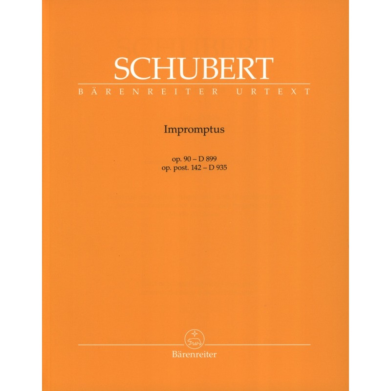 Partition piano Impromptus de Schubert - Le kiosque à musique Avignon Partition piano Impromptus de Schubert - Le kiosque à musique Avignon