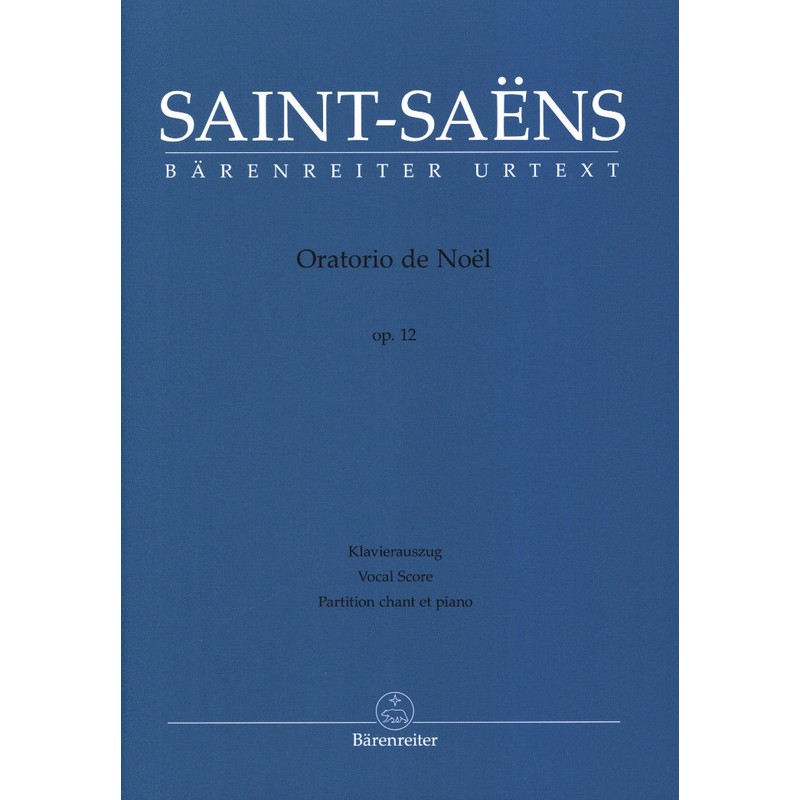 SAINT-SAENS Oratorio de Noël partition choeur