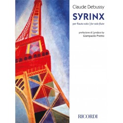 Partition SYRINX pour flûte - Avignon
