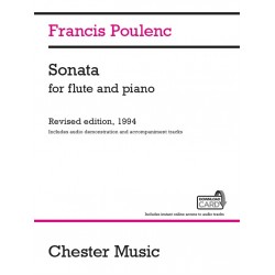Partition Sonate flûte de Poulenc avec accompagnement - Avignon
