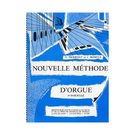 Pierront et Bonfils Nouvelle méthode d'orgue partition