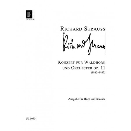 Partition Richard Strauss Concerto pour cor - Avignon