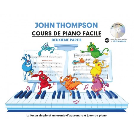 Cours de piano facile de John Thompson 2 - Avignon