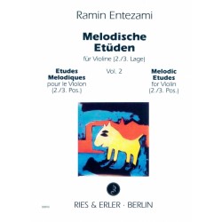 ENTEZAMI Etudes mélodiques volume 2 violon