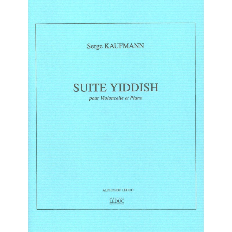 Partition SUITE YIDDISH de Kaufmann - Avignon