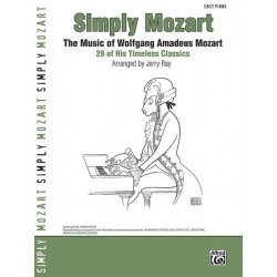 SIMPLY MOZART partitions piano facile - Avignon