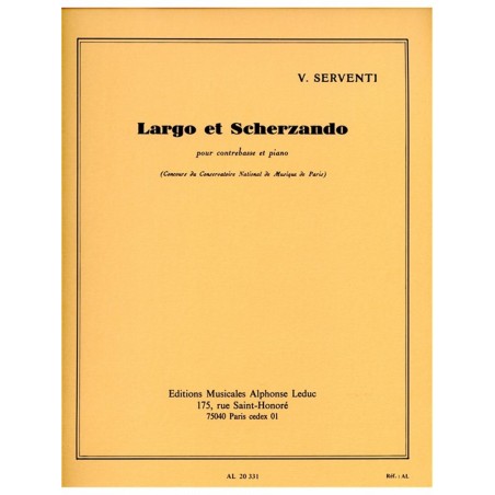 serventi largo et scherzando partition