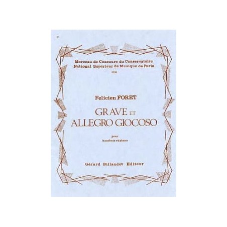Félicien Foret - Grave et allegro giocoso - Avignon Nîmes Marseille