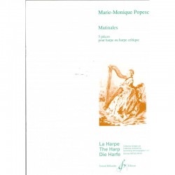Partition Matinales pour harpe de Popesco - Avignon Nîmes Marseille