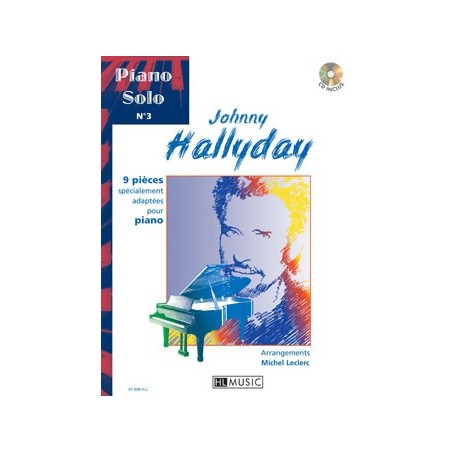 Partition JOHNNY HALLYDAY pour piano solo - Avignon Les Angles 30 - Salon de Provence