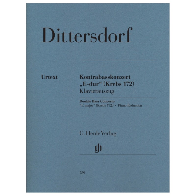 Partition Dittersdorf Concerto contrebasse