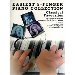 Easiest 5-finger piano collection partition