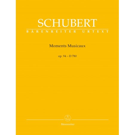 Schubert Moments musicaux partition piano