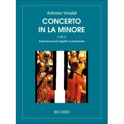 Partition VIVALDI Concerto basson RV 498 FVIII n°2 -
