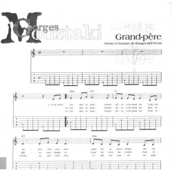 partition moustaki tablatures