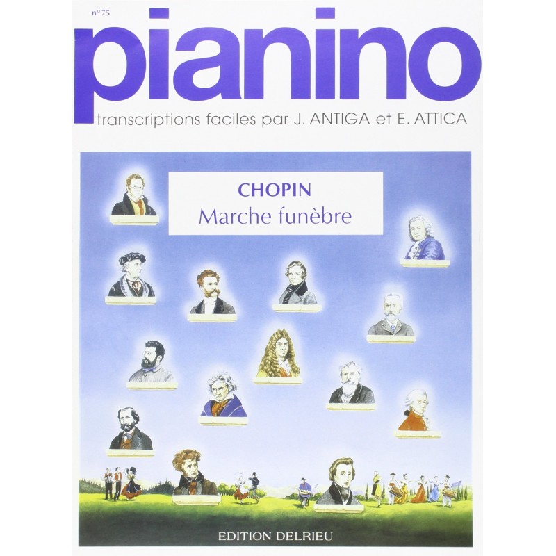 Partition Chopin Marche funèbre piano facile - Avignon Nîmes Marseille