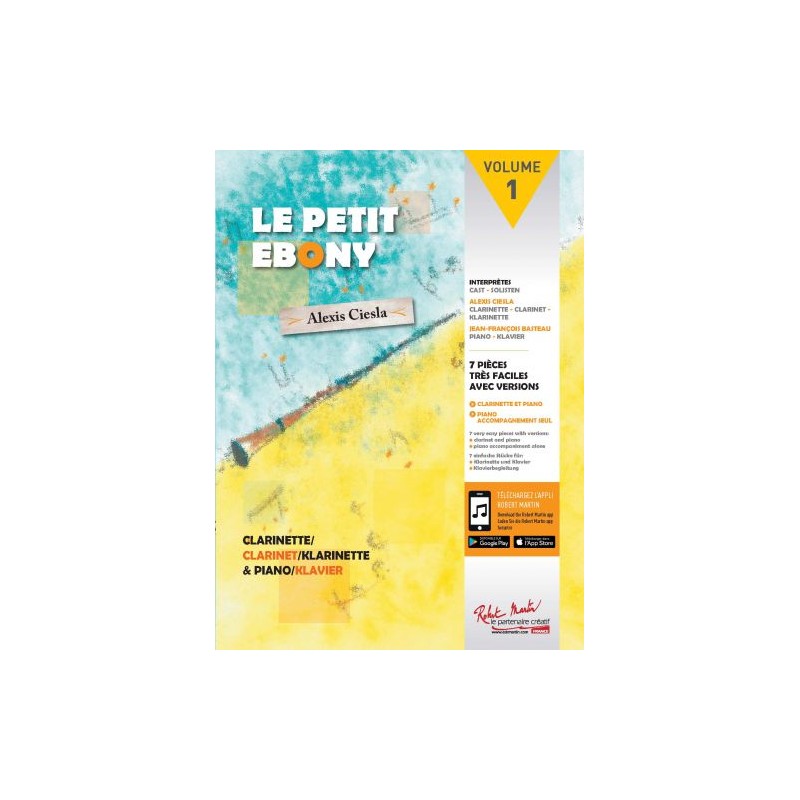 Partition Le Petit Ebony - Volume 1 - Le kiosque à musique Avignon