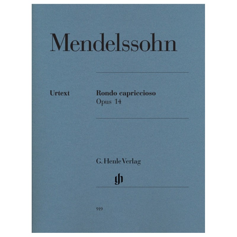 Partition Mendelssohn Rondo Capriccioso Opus 14 Partition Mendelssohn Rondo Capriccioso Opus 14