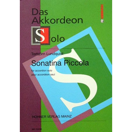 Partition Lundquist Sonatina Piccola pour accordéon