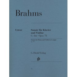 Partition BRAHMS Sonate n°1 pour violon