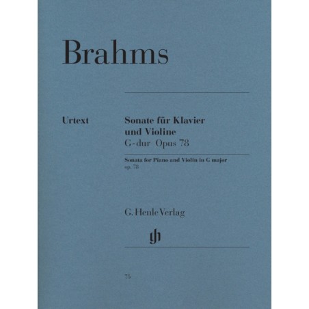 Partition BRAHMS Sonate n°1 pour violon