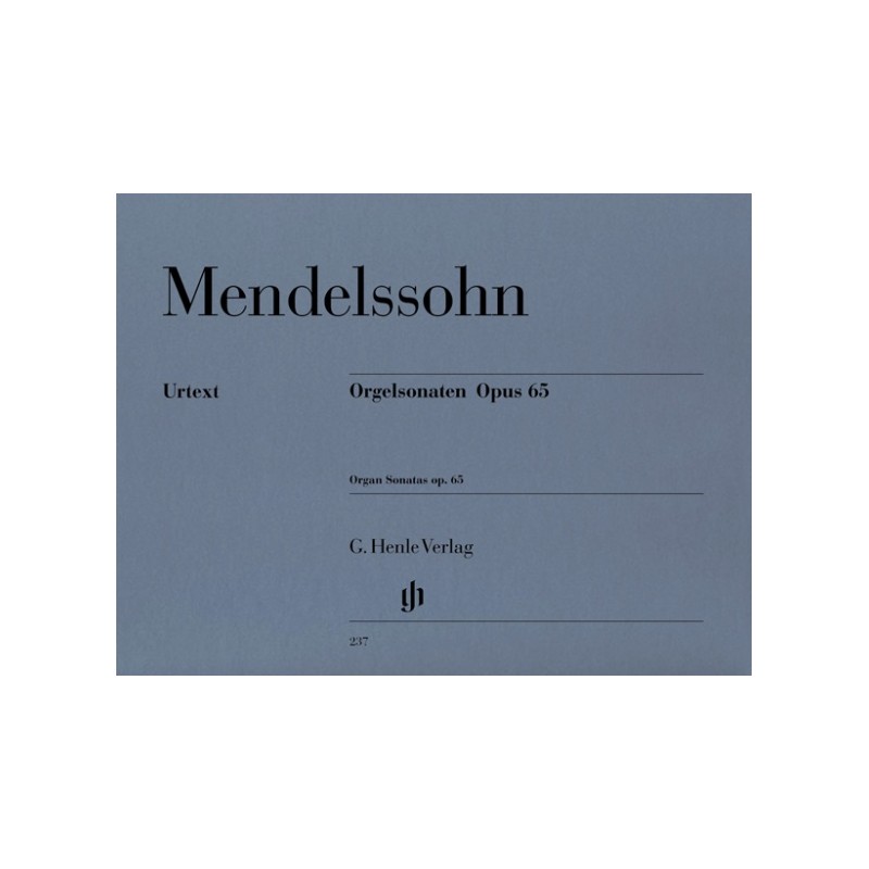 Partition Mendelssohn Sonates pour orgue