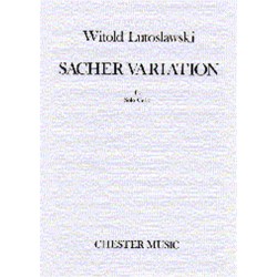 Partition Lutoslawski Sacher Variations - Avignon Nîmes Marseille