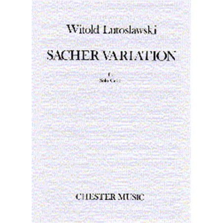 Partition Lutoslawski Sacher Variations - Avignon Nîmes Marseille