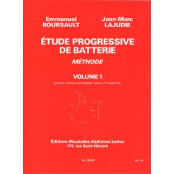 Etude progressive de batterie de Boursault Lajudie - Avignon Nïmes Marseille