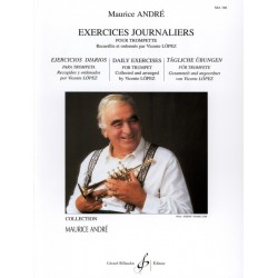 Partition Maurice André Exercices journaliers trompette