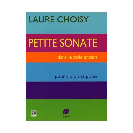 Partition Petite sonate dans le style ancien pour violon - Avignon Nîmes Grenoble