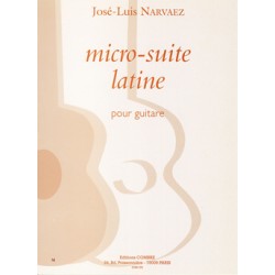 Partition MICRO SUITE LATINE pour guitare