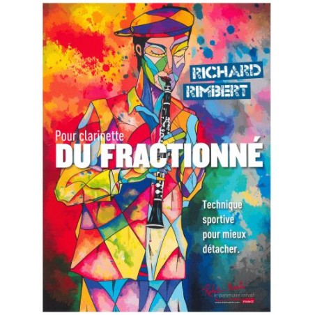 Partition pour l'étude du détaché à la clarinette - Du Fractionné de Richard Rimbert