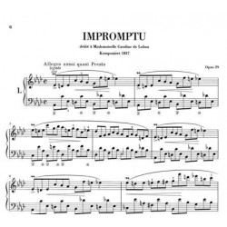 Partition piano IMPROMPTUS de Chopin - Avignon Les Angles 30 - Châteaurenard