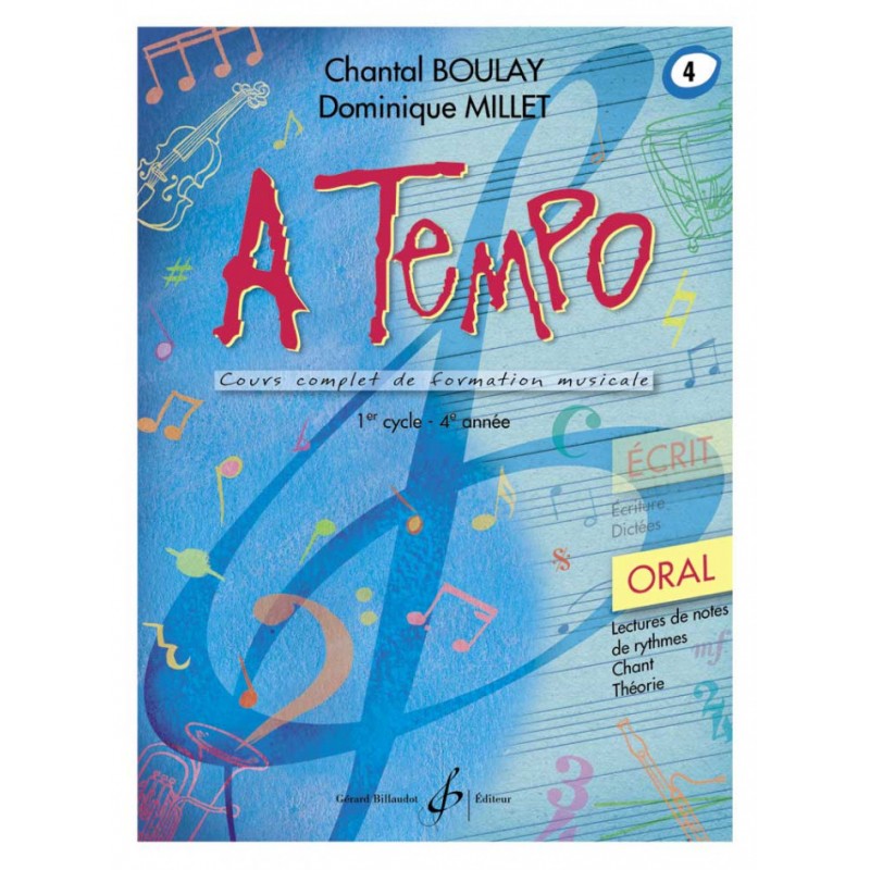 A TEMPO volume 4 partie orale partition A TEMPO volume 4 partie orale partition