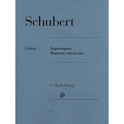 SCHUBERT IMPROMPTUS ET MOMENTS MUSICAUX PIANO URTEXT HENLE HN4