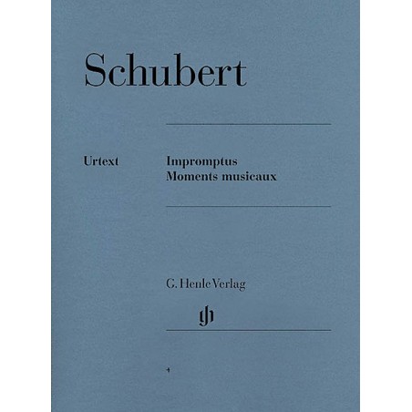 SCHUBERT IMPROMPTUS ET MOMENTS MUSICAUX PIANO URTEXT HENLE HN4