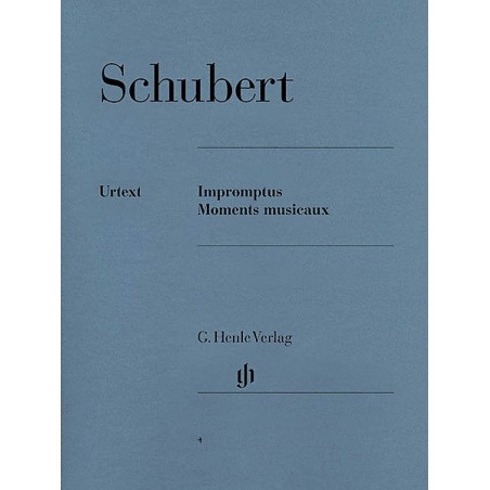 SCHUBERT IMPROMPTUS ET MOMENTS MUSICAUX PIANO URTEXT HENLE HN4