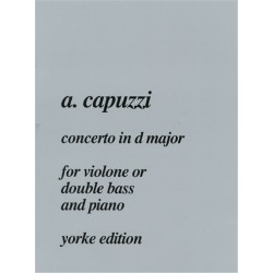 Partition CAPUZZI Concerto contrebasse
