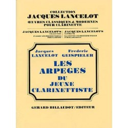 Partition ARPEGES à la clarinette - jacques Lancelot - Avignon Nîmes Marseille