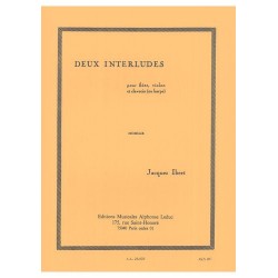 Jacques Ibert 2 interludes partition