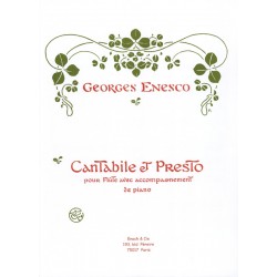 Partition Cantabile et presto de Georges Enesco - Le kiosque à musique Avignon - Le Pontet - Les Angles