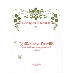 Partition Cantabile et presto de Georges Enesco - Le kiosque à musique Avignon - Le Pontet - Les Angles